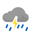 Rain, Thunder possible 